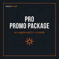 Pro Promo Package — 29 AI-generated marketing assets (full kit: photography, animations, social templates, and 8 short-form videos) for a custom packaging design.